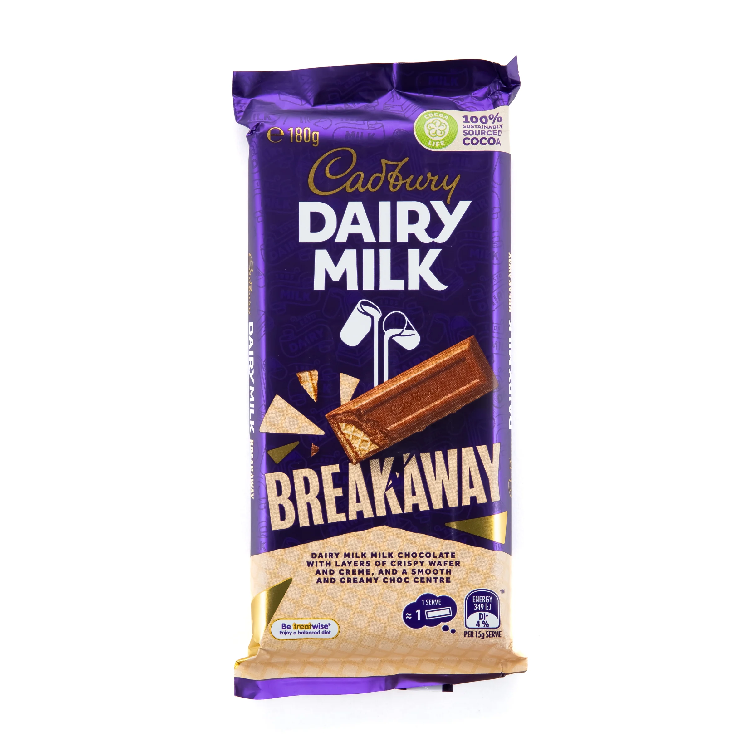 Australian Cadbury Dairy Milk Breakaway Chocolate Block - Image 3