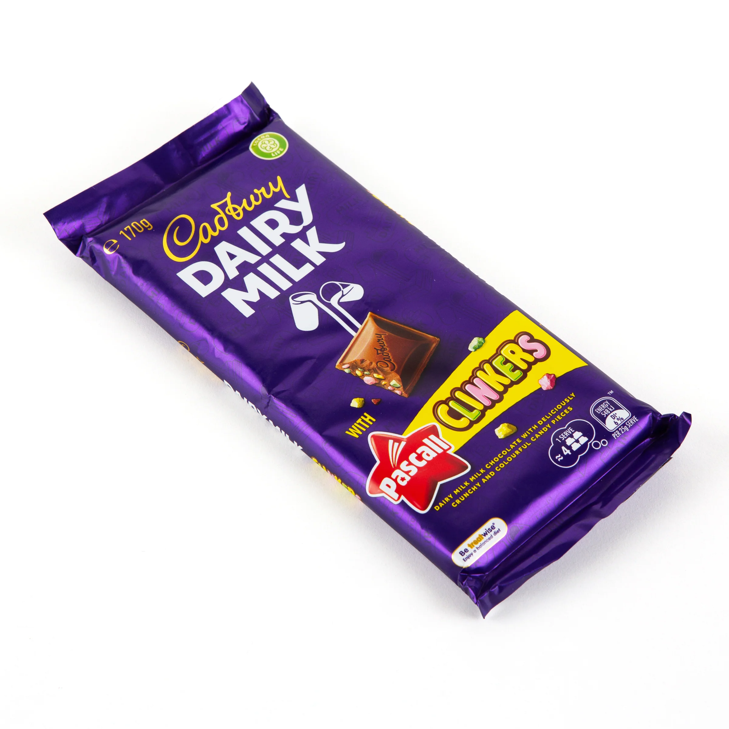 Australian Cadbury Dairy Milk Chocolate Pascall Clinkers Block - Image 4