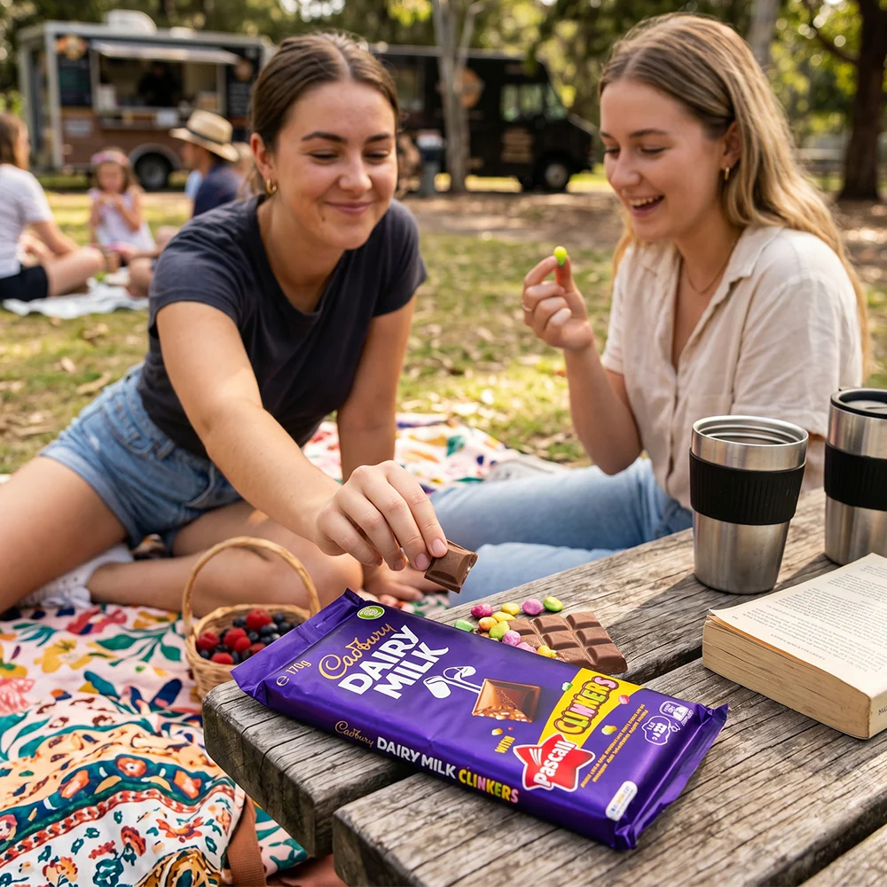 Australian Cadbury Dairy Milk Chocolate Pascall Clinkers Block - Image 5
