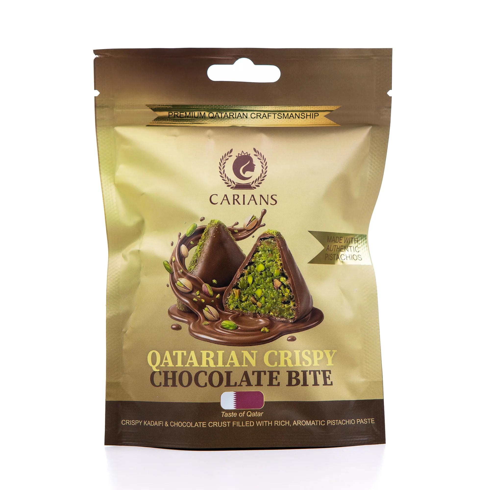 Carians Qatarian Crispy Pistachio Bites – 3.52 oz (100g) - Image 4