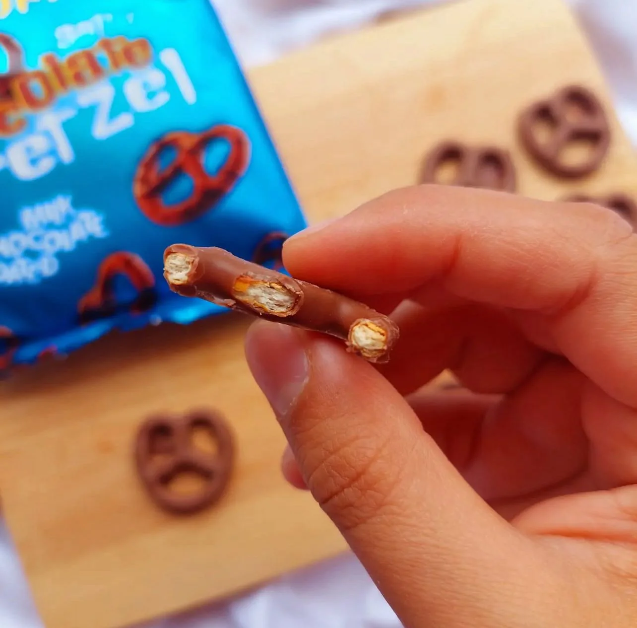 Chocolate Coated Mini Pretzel (12 Pack) - Image 4