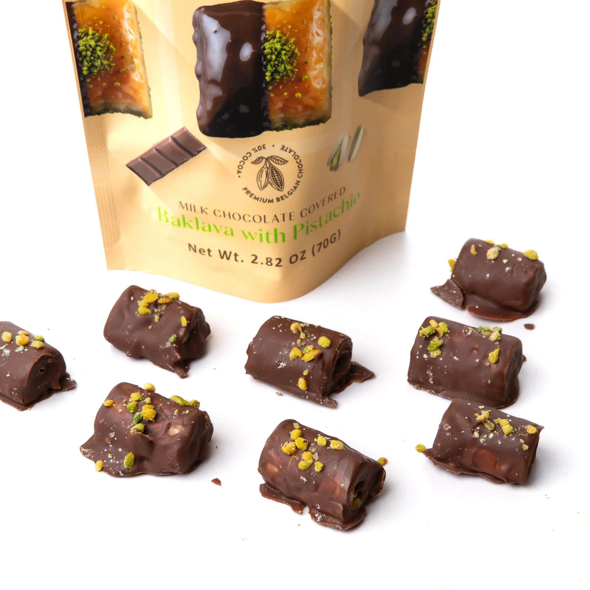 Premium Chocolate Coated Mini Turkish Baklava (12 Pack) - Image 4
