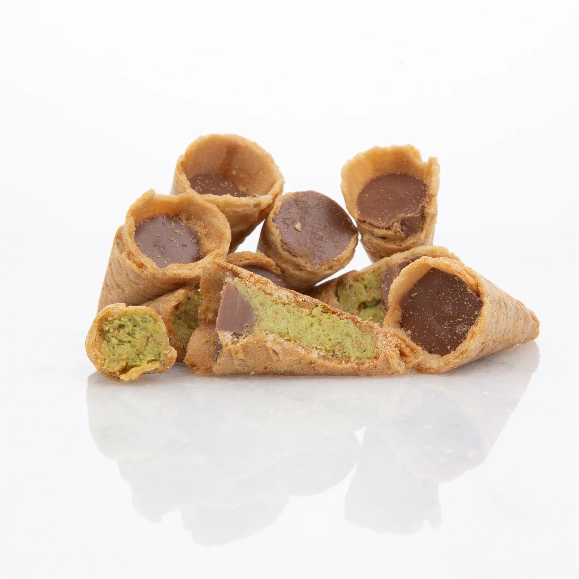 Dubai Chocolate Bite Size Mini Cones  - (12 Packs) - Image 3