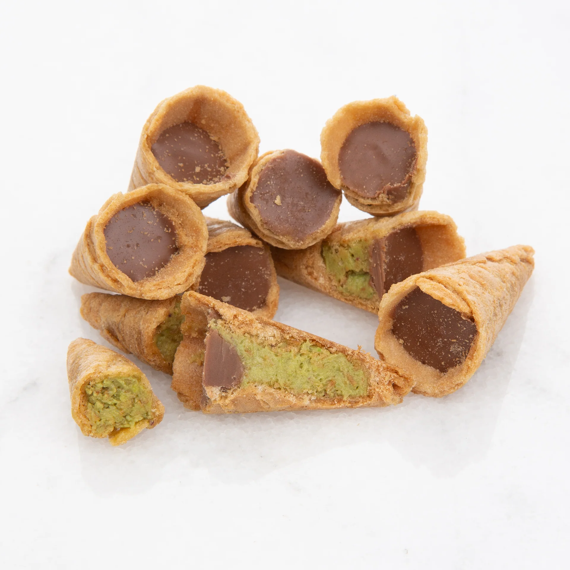 Dubai Chocolate Bite Size Mini Cones  - (12 Packs) - Image 4