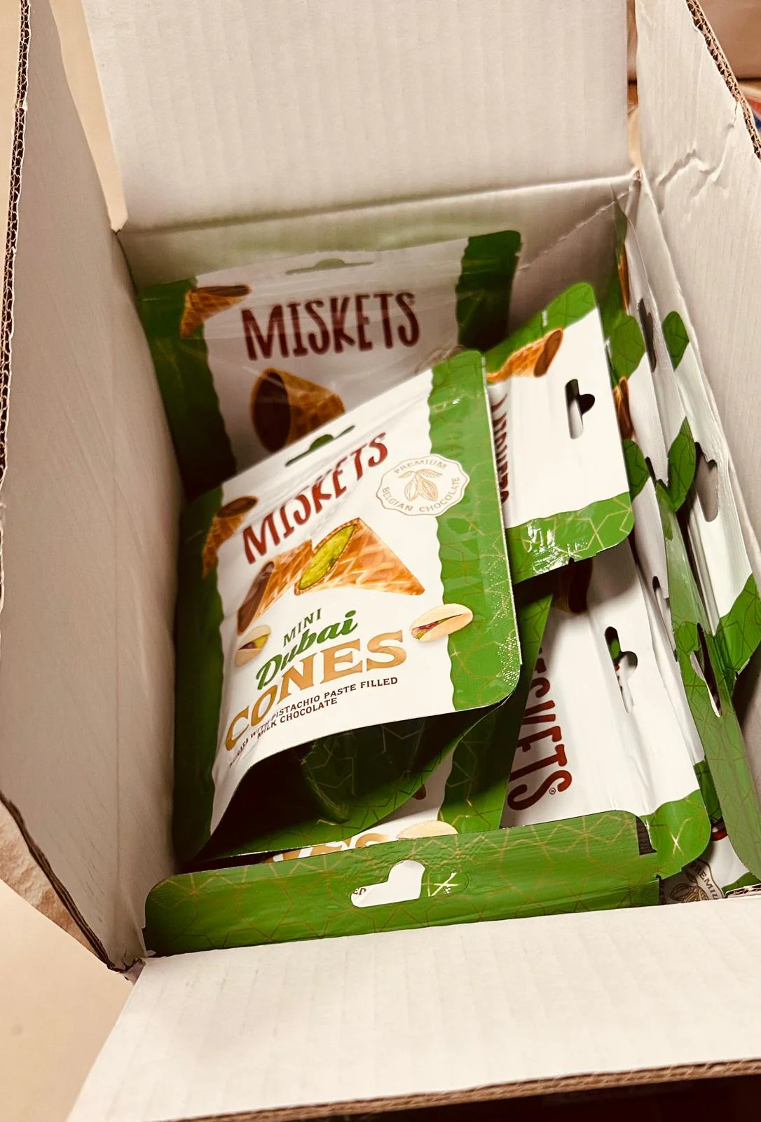 Dubai Chocolate Bite Size Mini Cones  - (12 Packs) - Image 8