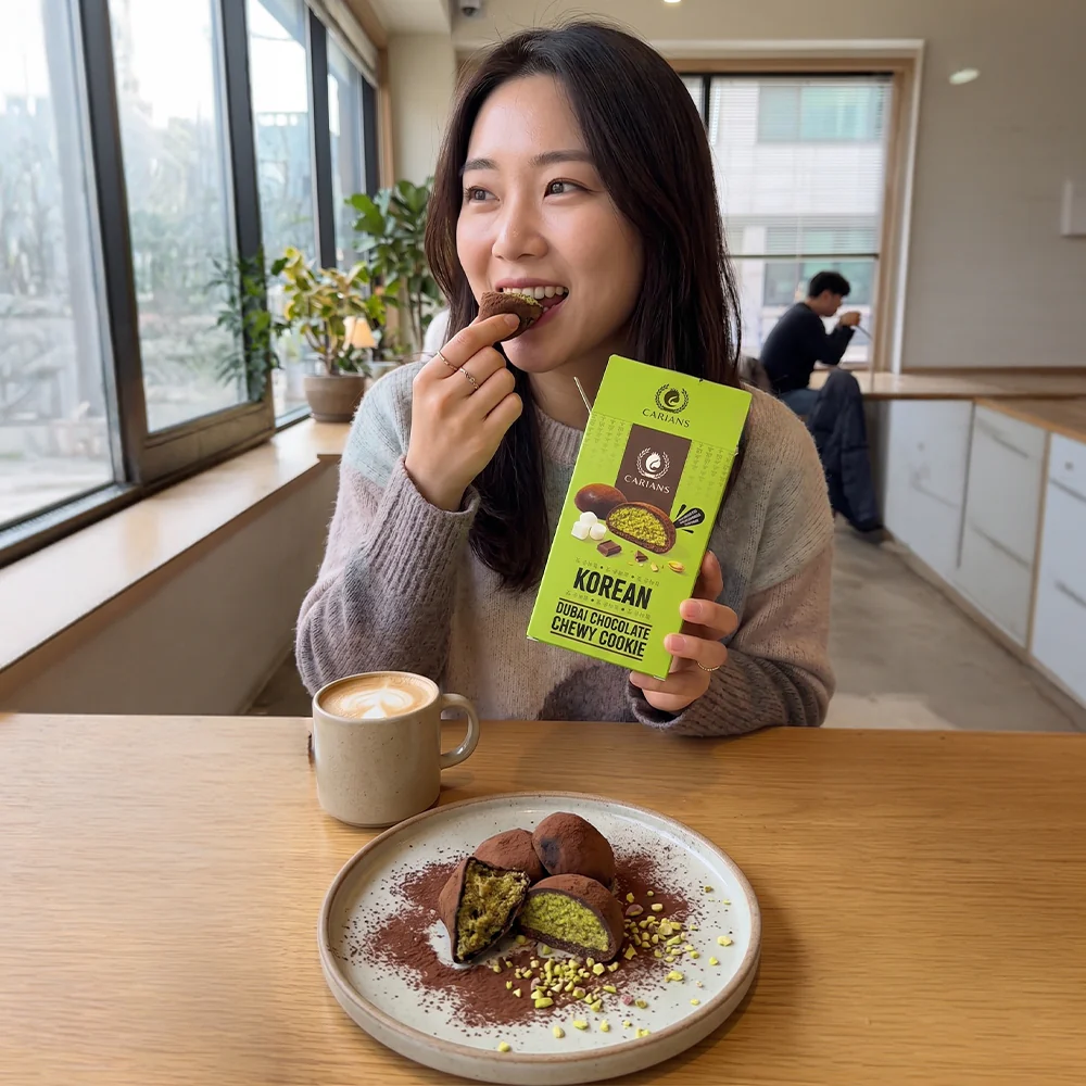 Viral Korean Chewy - Pistachio & Marshmallow Delight (72gr) 2.54 Oz - Image 5