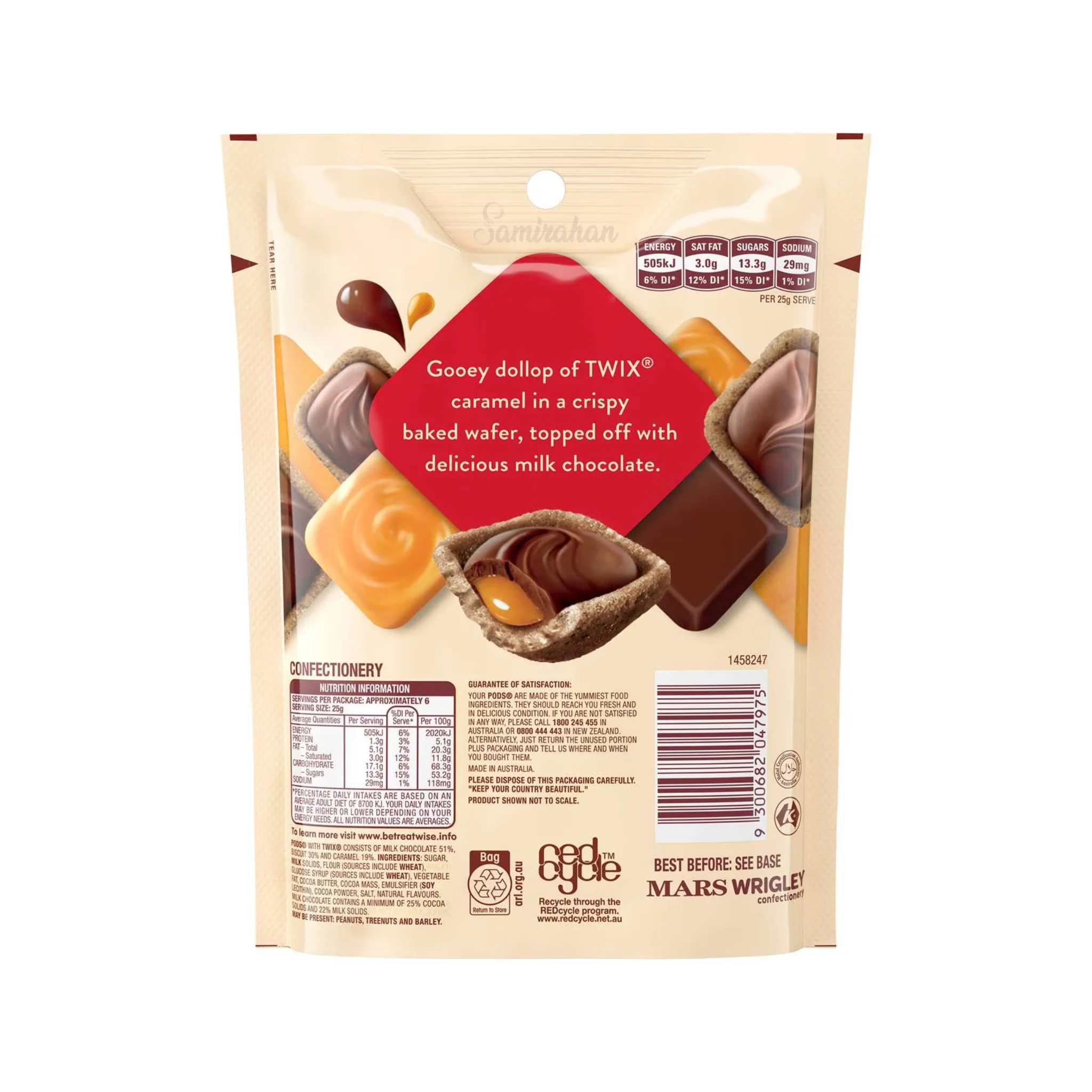 Australian Pods Twix Chocolate Snack & Share Bag - Image 5