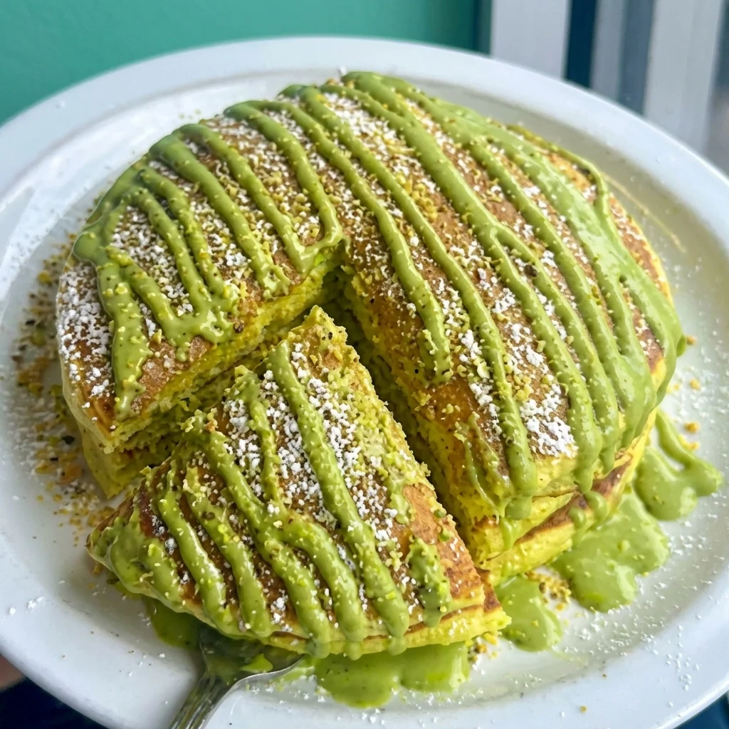 Protein Pancake, Pistachio flavor, Pillowy-Soft Pancake Joy (12 Pieces) - Image 4