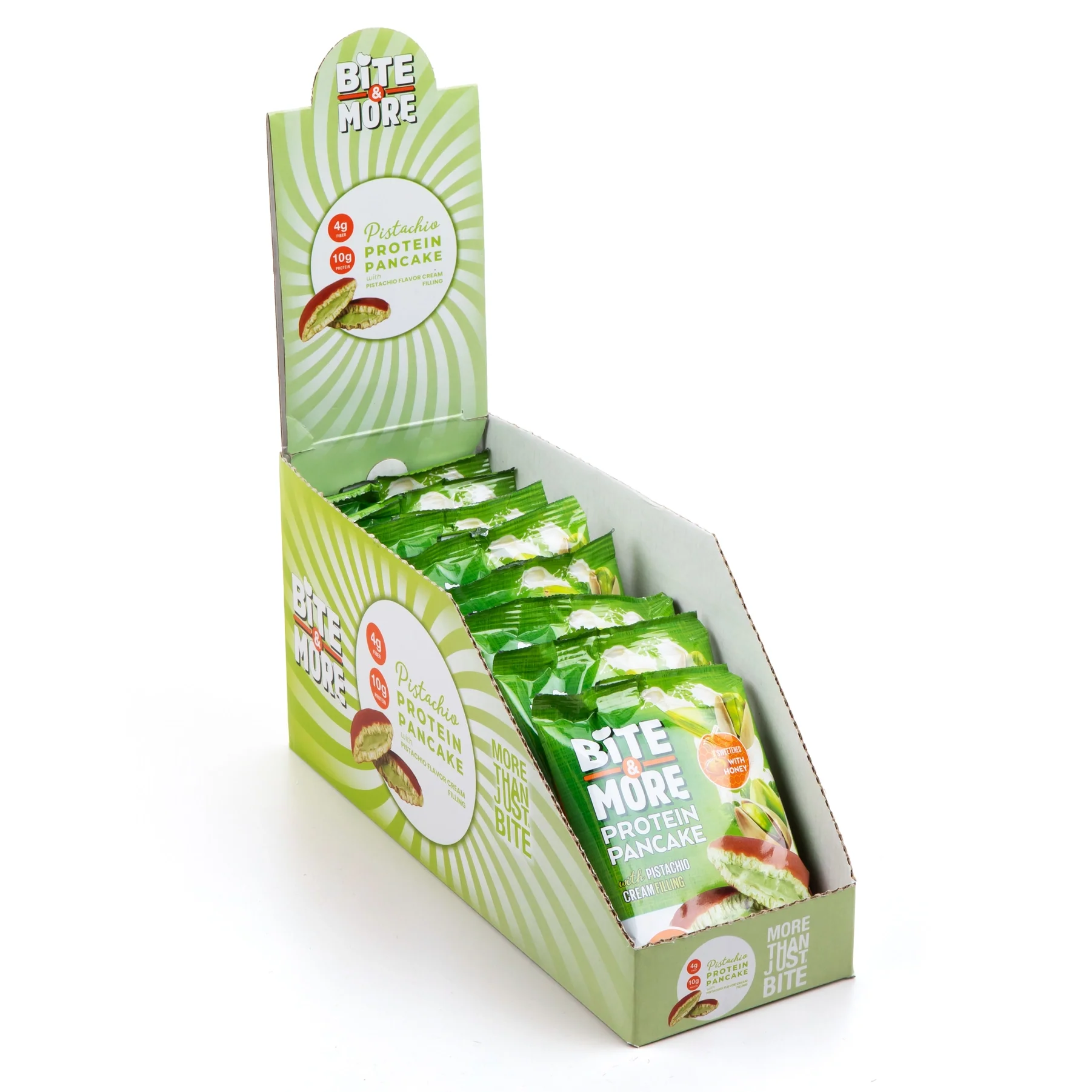 Protein Pancake, Pistachio flavor, Pillowy-Soft Pancake Joy (12 Pieces) - Image 5