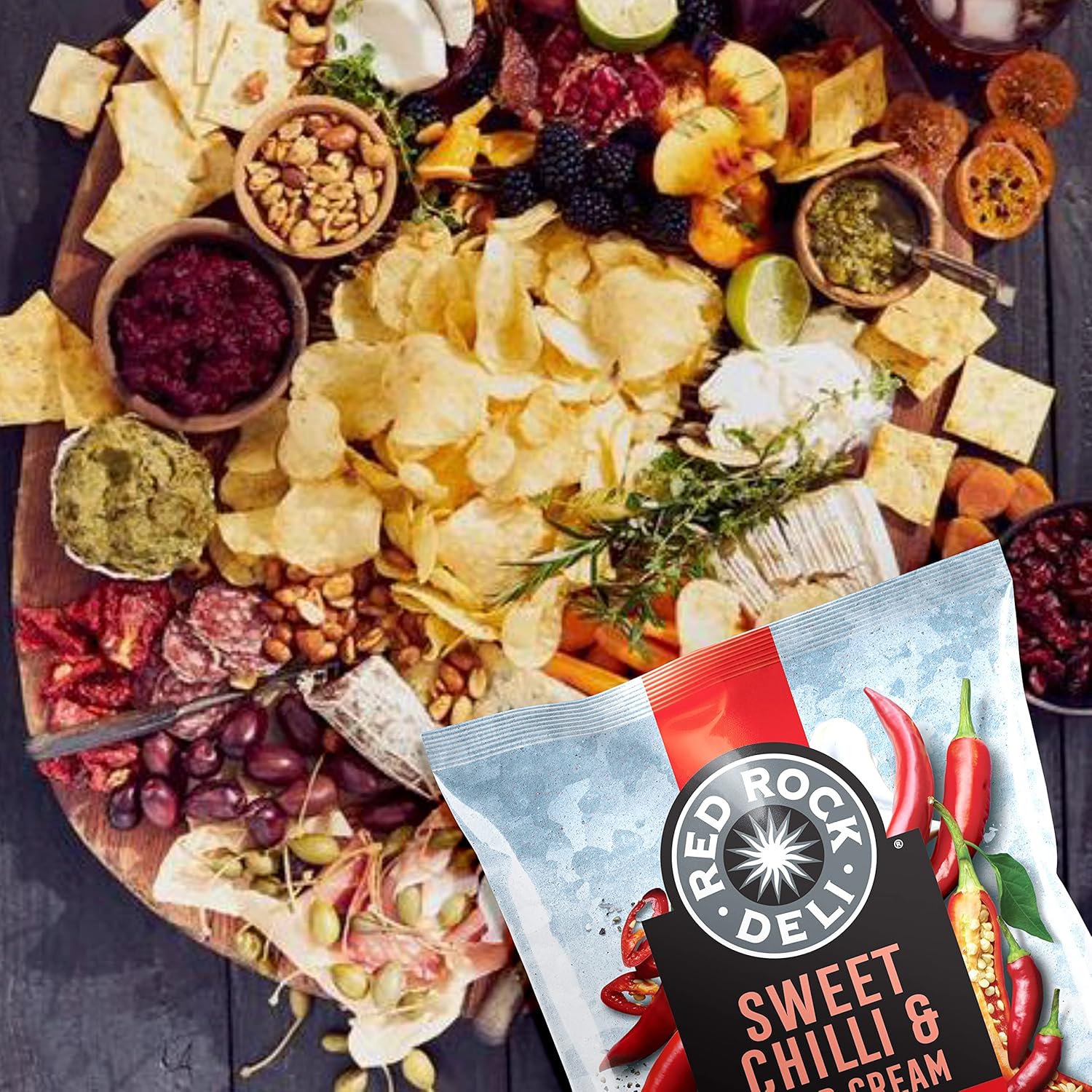 Australian Red Rock Deli Potato Chips Sweet Chilli And Sour Cream 3.17 oz (90g) - Image 6