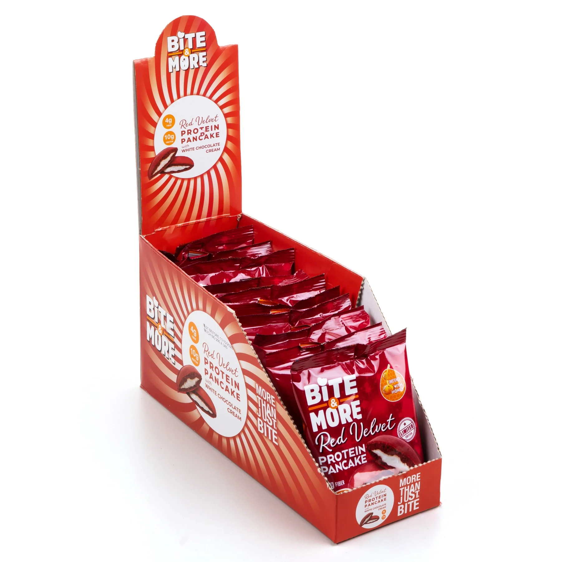 Red Velvet flavor,Protein Pancake, Pillowy-Soft Pancake Joy (12 Piece) - Image 3