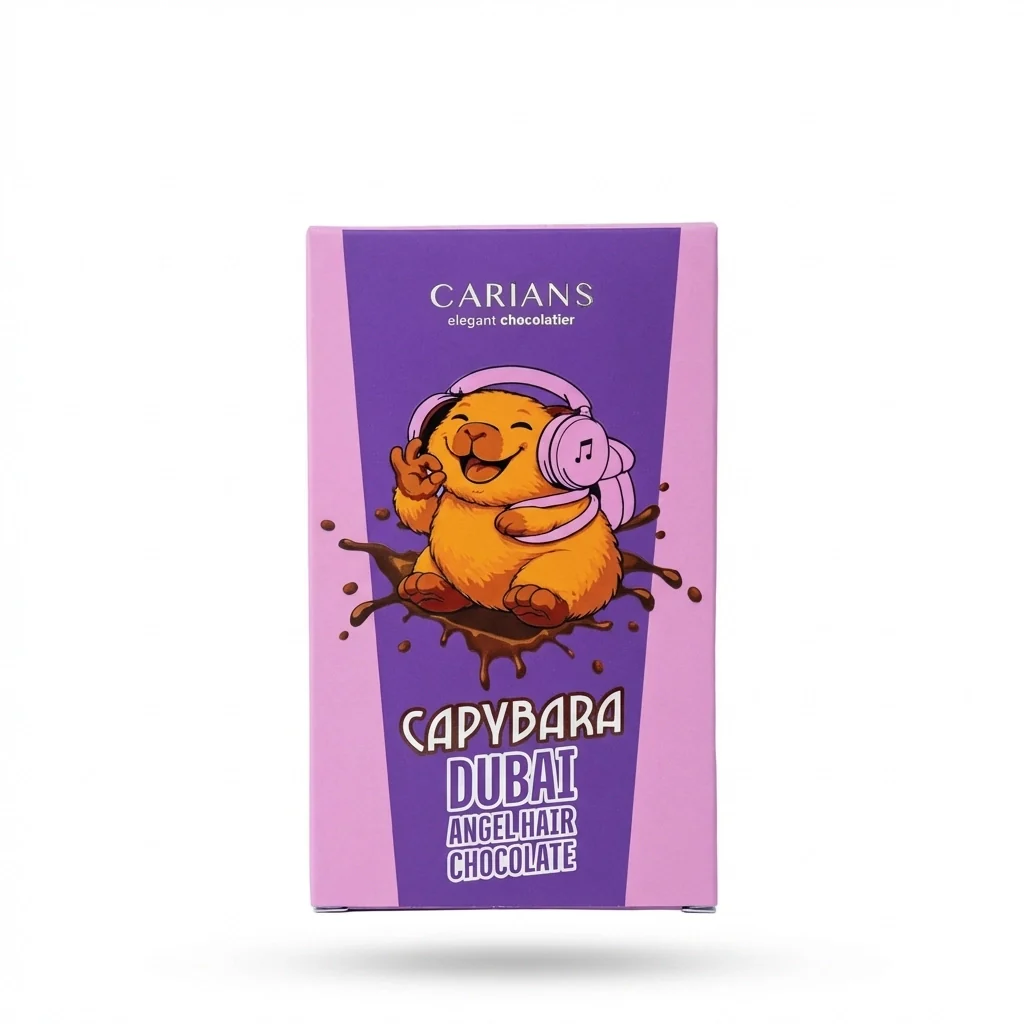 TikTok Viral Capybara Angel Hair Chocolate Bar Premium Quality - Image 4