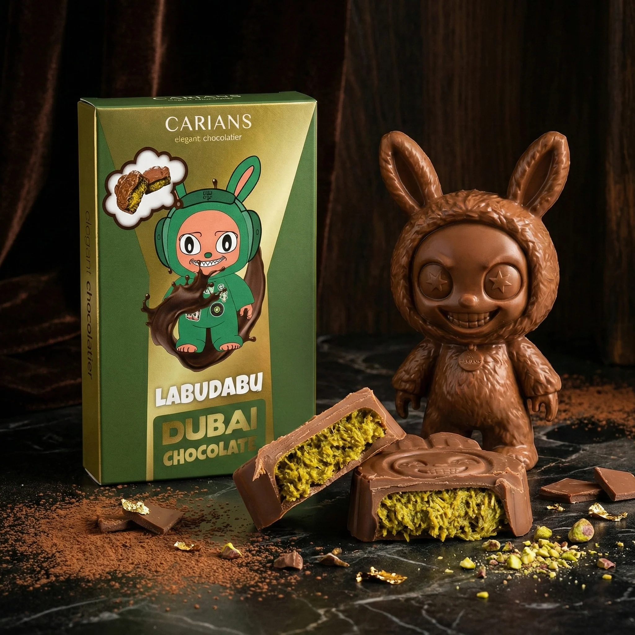 Viral Cartoon Dubai Chocolate Bar - Image 2