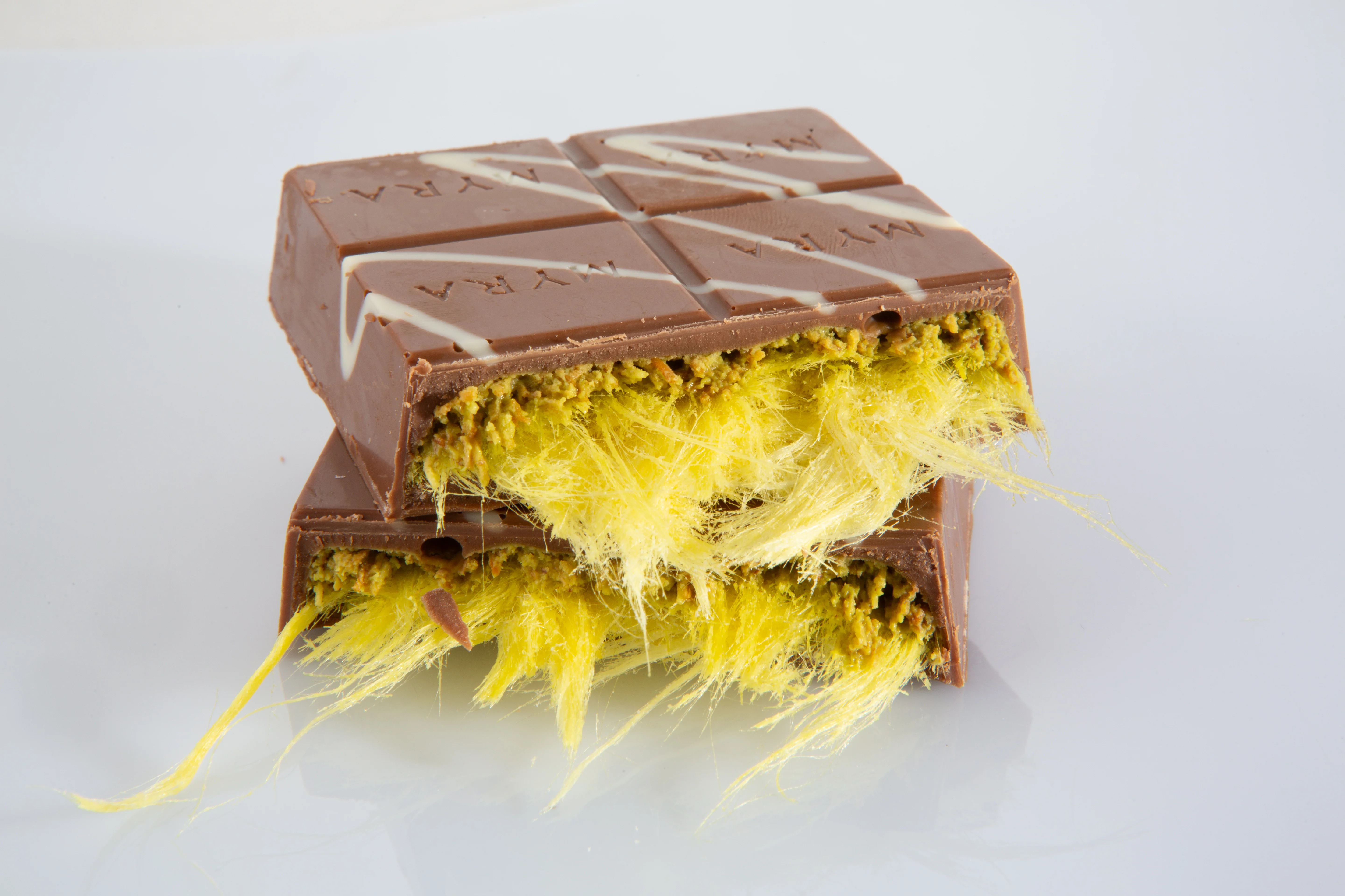 Viral Summer Angel Dubai Chocolate Bar- Lemon Cotton Candy - Image 4